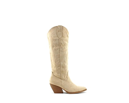 Bota Campera Caña Alta Tacón